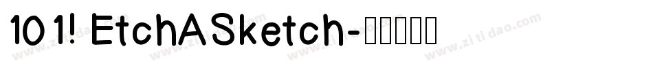 101! EtchASketch字体转换